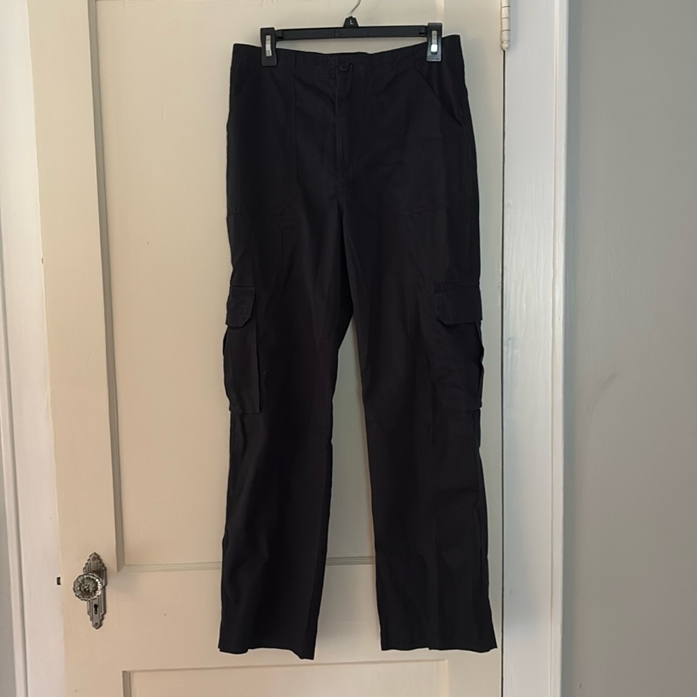 Abercrombie and Fitch Black Cargo Pants